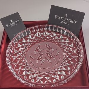 Waterford Crystal 1987 Christmas Plate